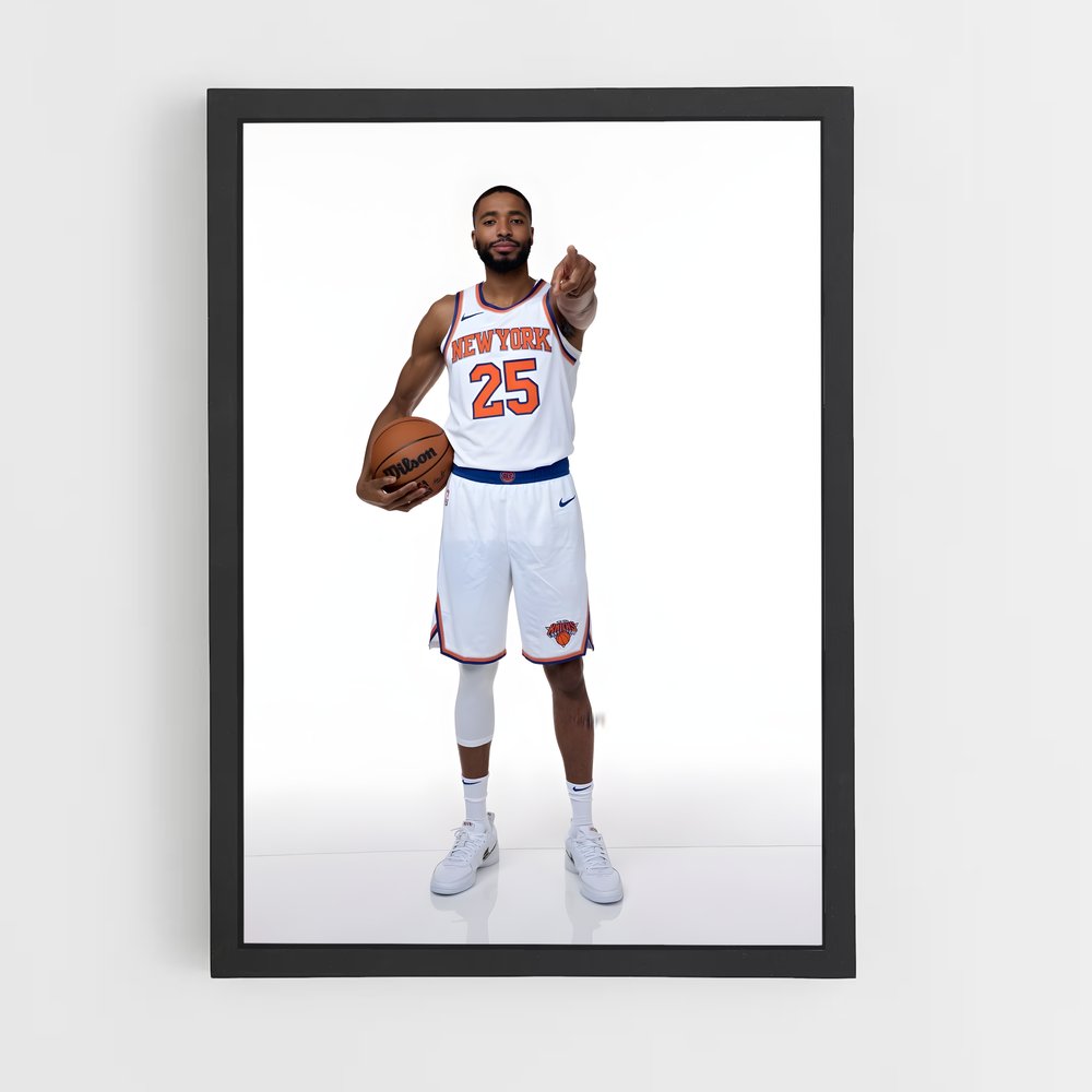 Poster Mikal bridges – affiche Basketball (vue 2)